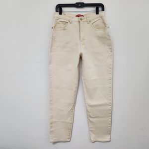 GLORIA VANDERBILT Women's Yellow High Waist Straight Fit Denim Jeans Size M